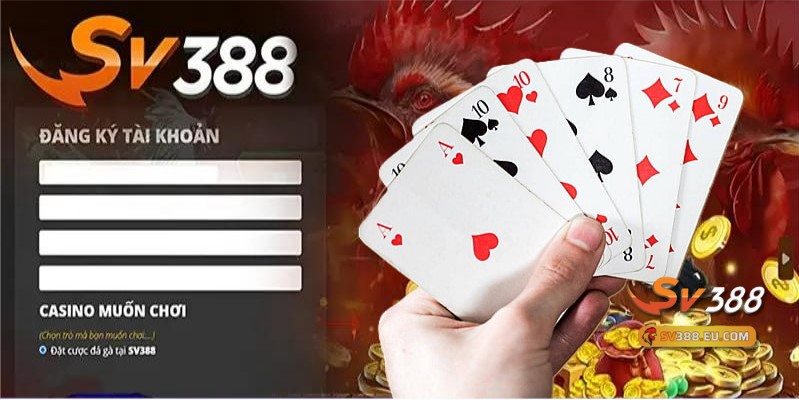 Hướng dẫn anh em cách đăng ký chơi Game Bài tại SV388